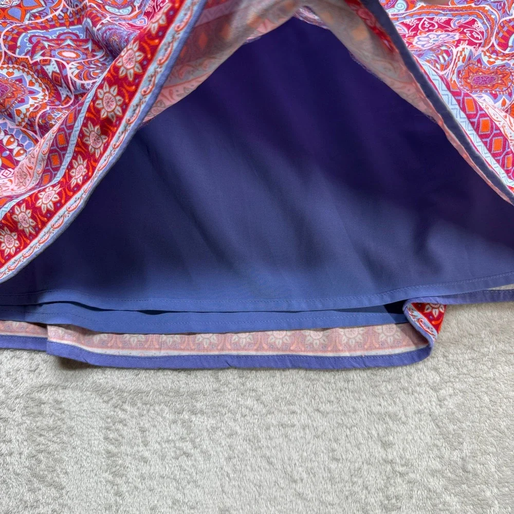Magnolia Grace A-Line Skirt Women's Medium Mandala Colorful Boho Hippie Festival